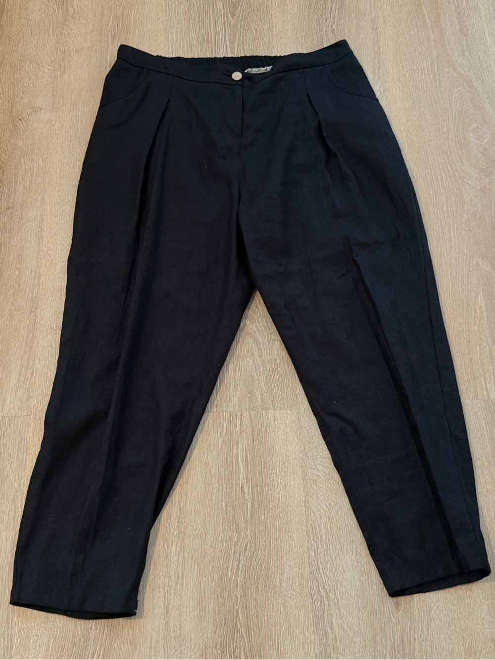 XXL Women’s Black Linen Slacks - Excellent Condition